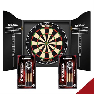 Blade 6 Homesæt Plus - dartskab, blade 6 og pile